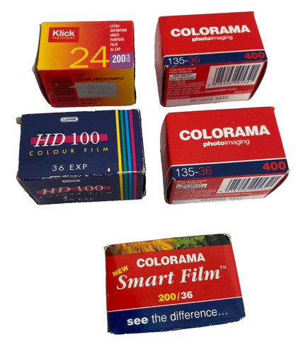 Camera film 35mm - five, rolls