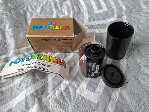 Vintage 35mm colour film roll - colour,