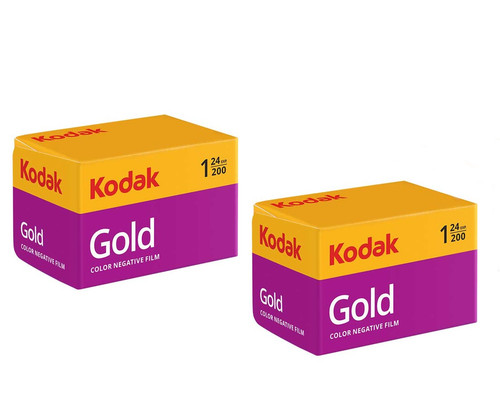 Rolls kodak gold 200 35mm - -,