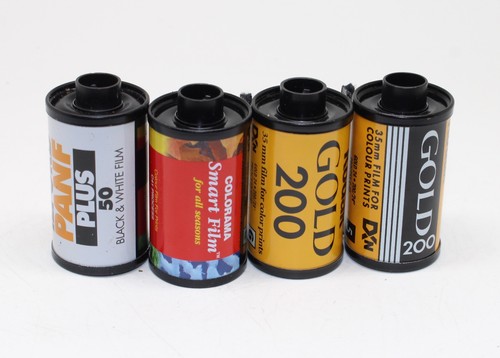Four 35mm film rolls - 35mm,