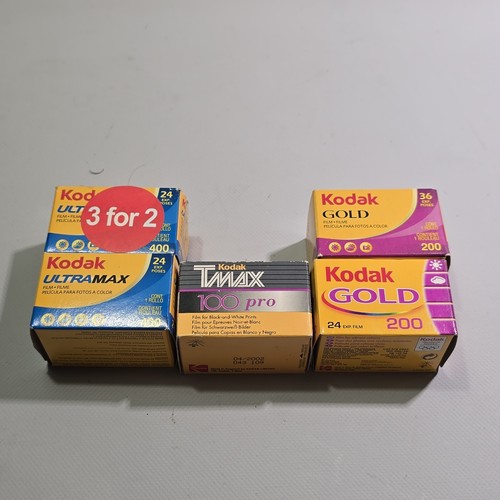 Expired 35mm film rolls - rolls, 5