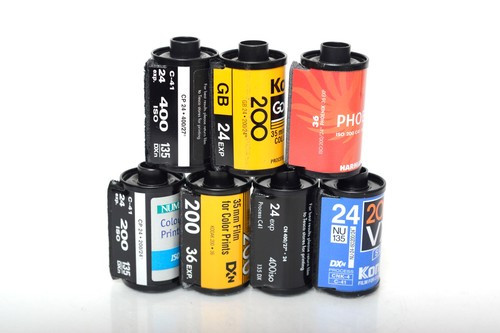 35mm film rolls - 7x, of